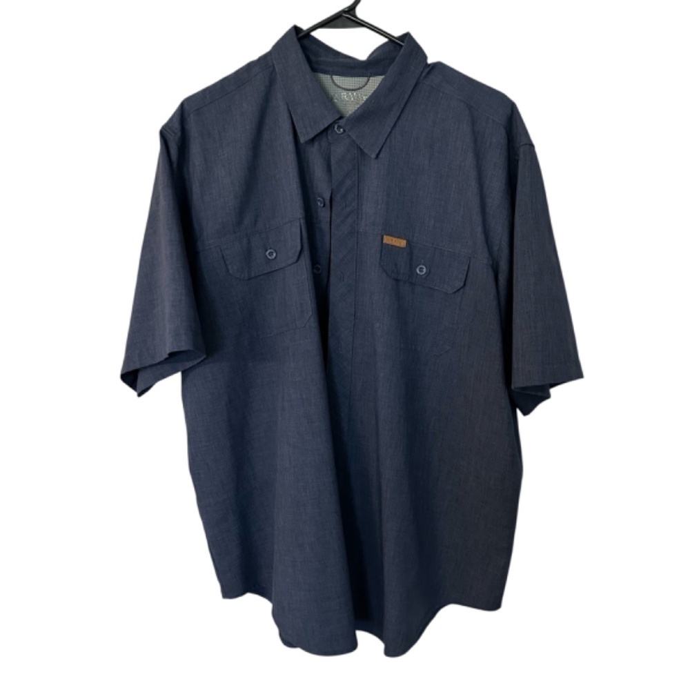 Orvis Classic Collection Men’s Dark Blue Casual Button Up Shirt Sz XL GUC